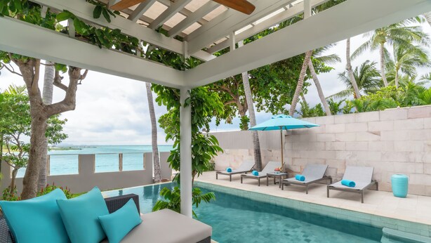 Avani Two Bedroom Beachfront Pool Villa | 阳台景观
