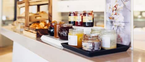 Daily buffet breakfast (EUR 16 per person)