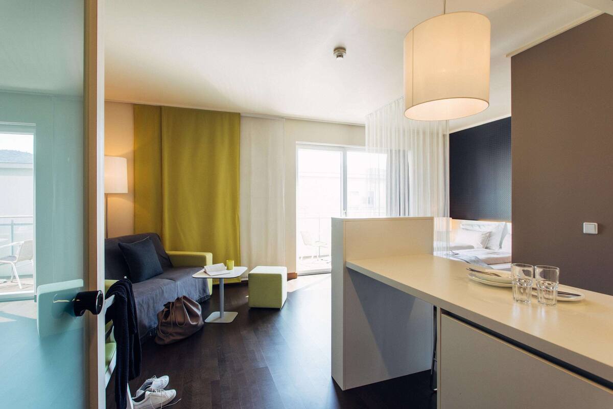 superior studio | hypo-allergenic bedding, in-room safe, desk, blackout curtains