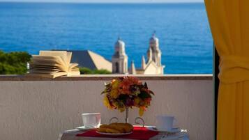 Apartament clàssic, 1 dormitori, balcó, vistes al mar (4 pax) | Balcó