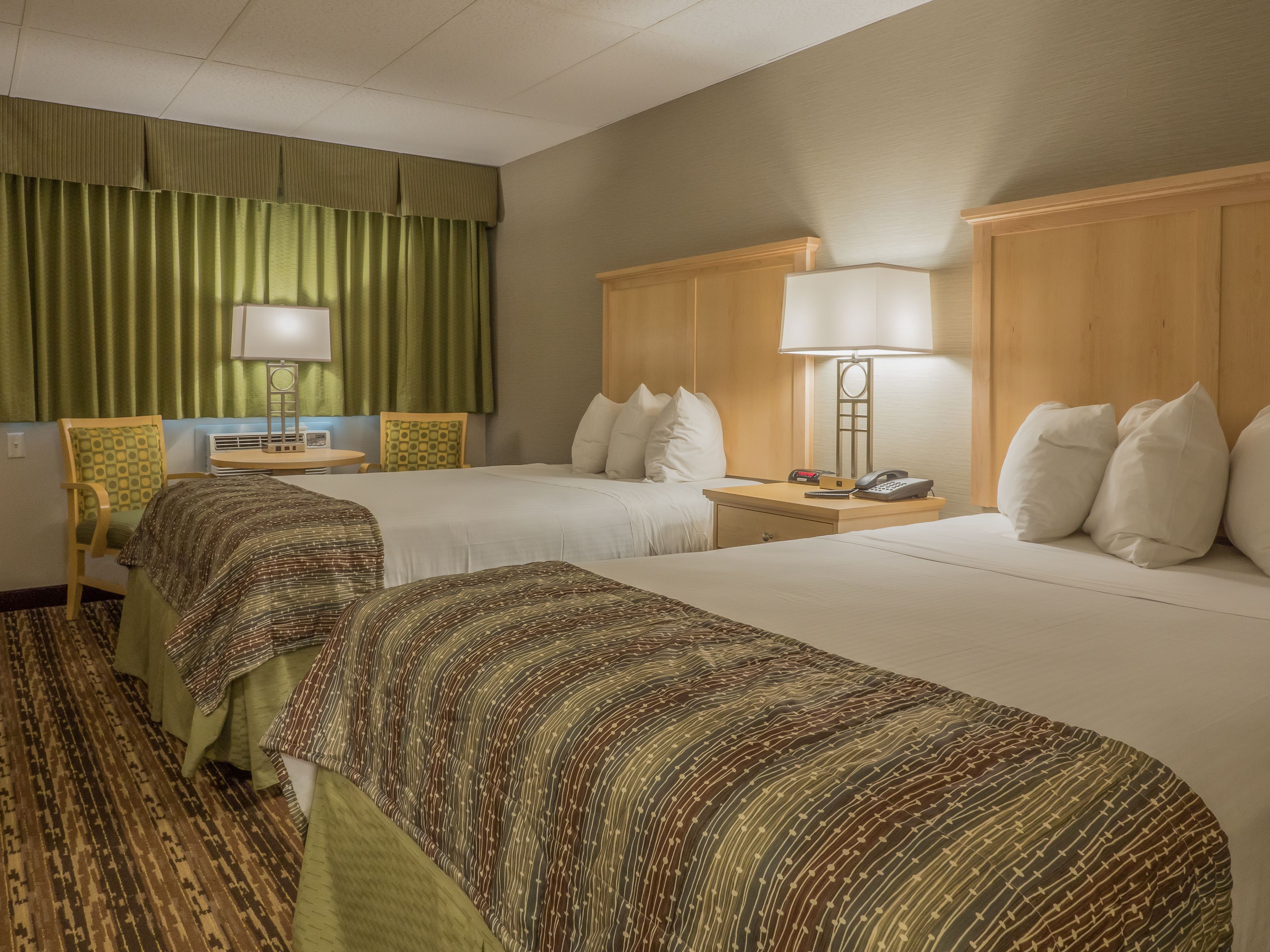 Deluxe Room, 2 Double Beds, Non Smoking | Pillowtop beds, iron/ironing board, free cribs/infant beds