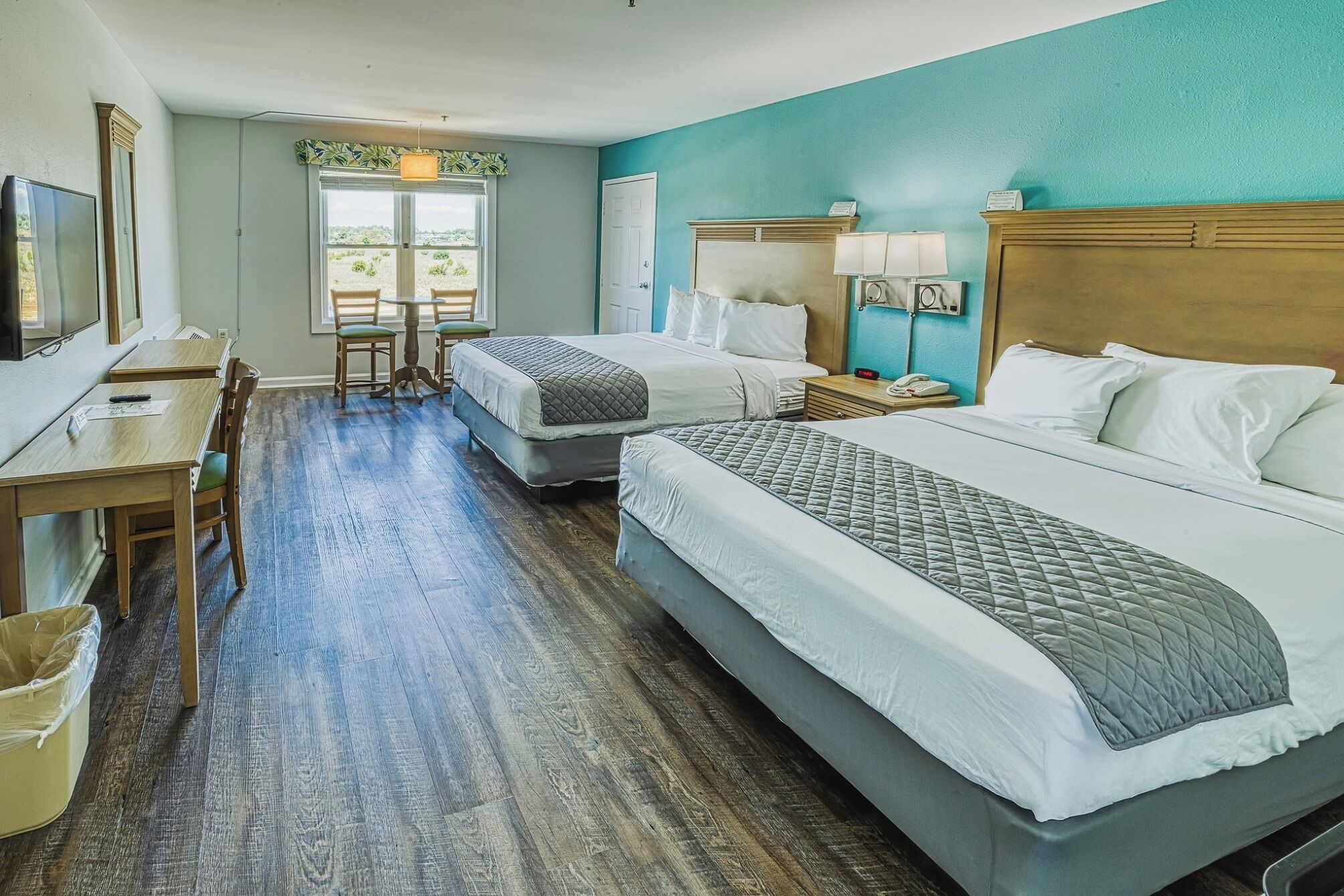 Island View, Standard 2 Queen Beds | Premium bedding, pillowtop beds, in-room safe, desk