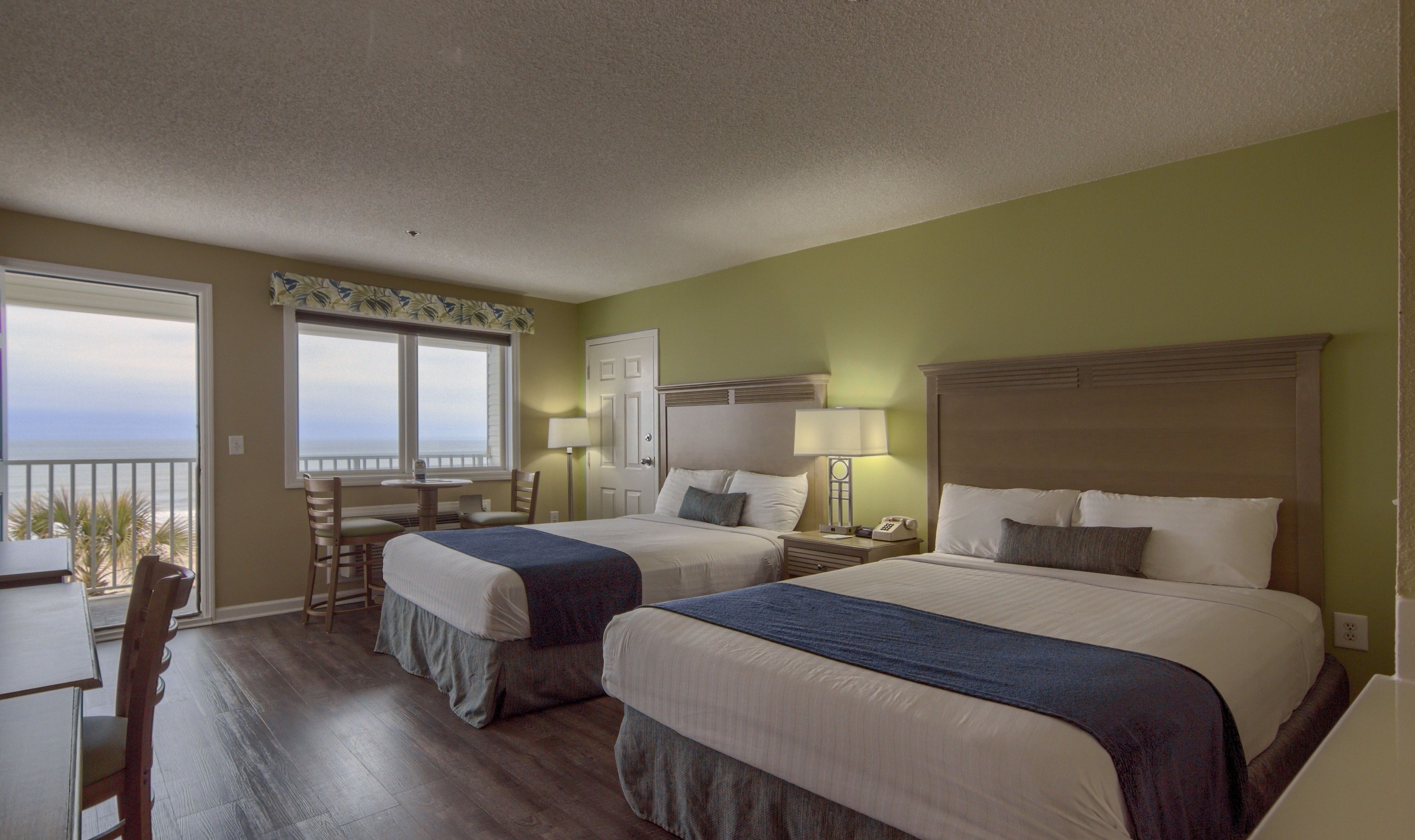 ocean view, standard 2 queen beds | 1 bedroom, premium bedding, pillow-top beds, in-room safe