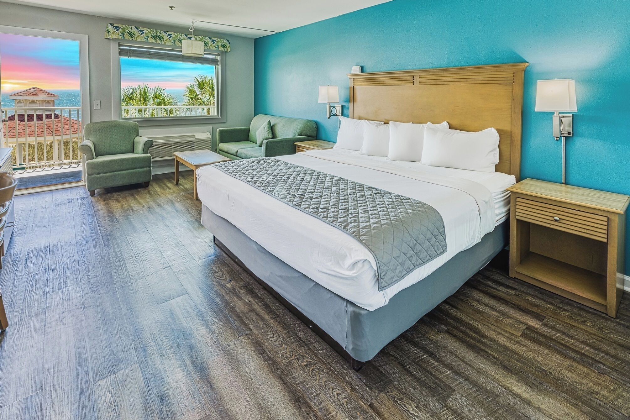 Ocean View, Standard 1 King Bed | Premium bedding, pillowtop beds, in-room safe, desk