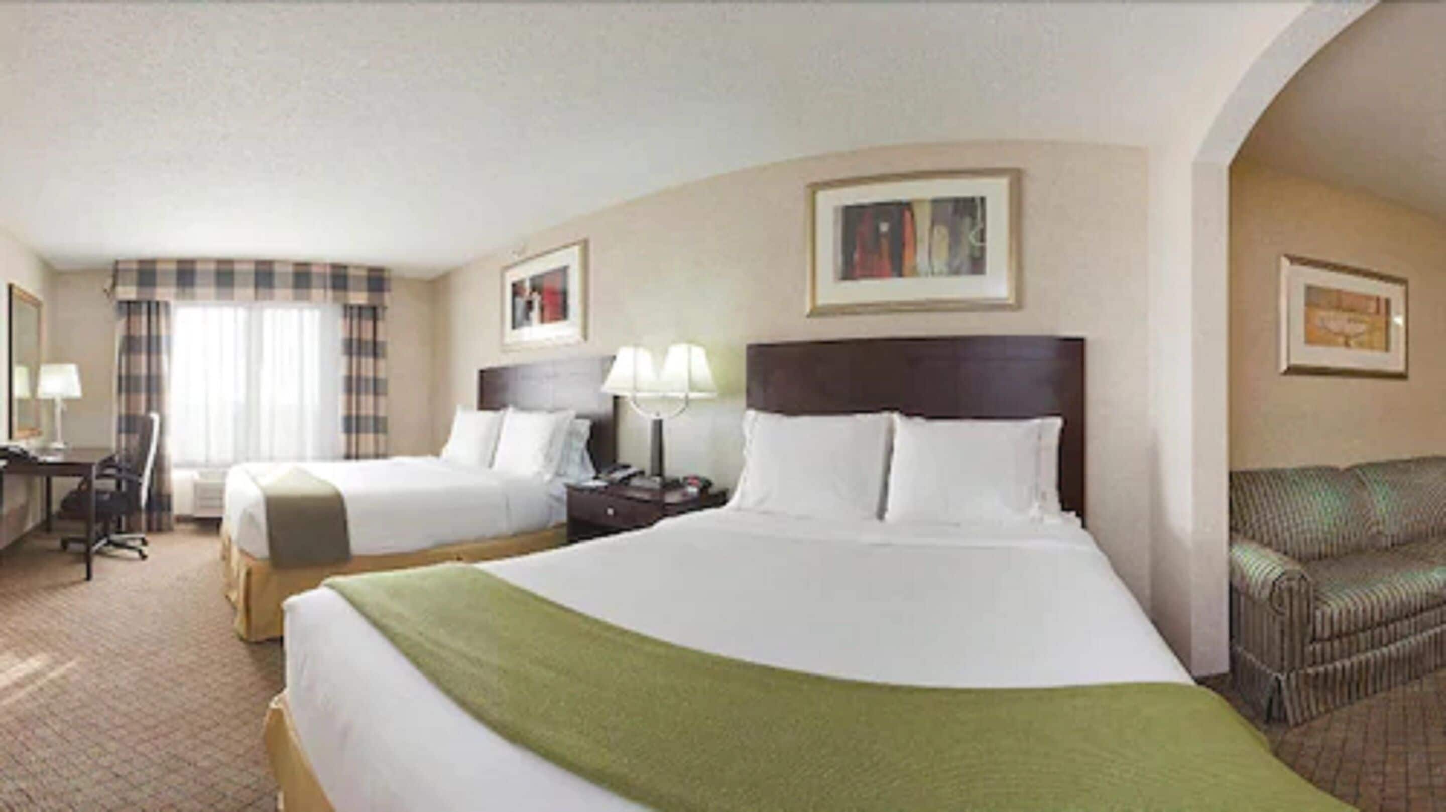 pillow-top beds, in-room safe, desk, laptop workspace