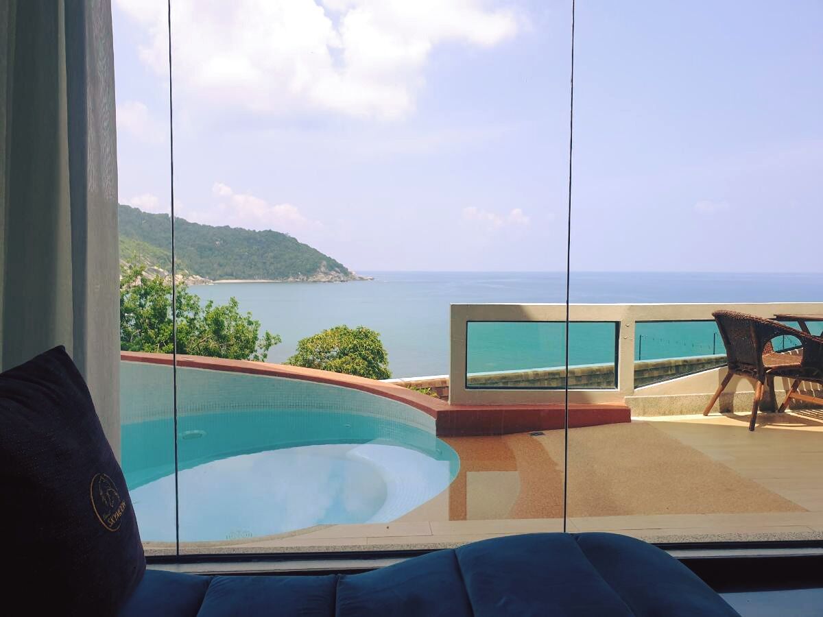 villa with seaview | 1 bedroom, select comfort beds, minibar, in-room safe