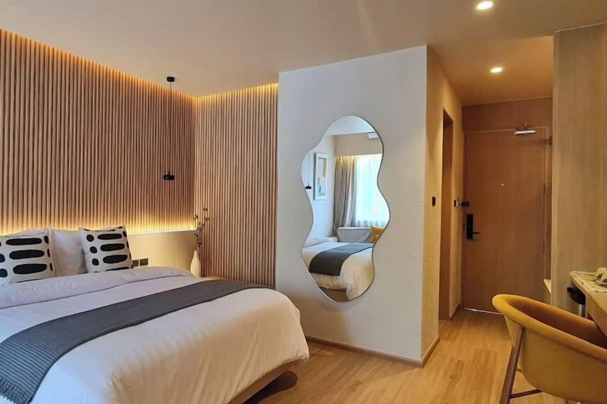 1 chambre, matelas Select Comfort, minibar