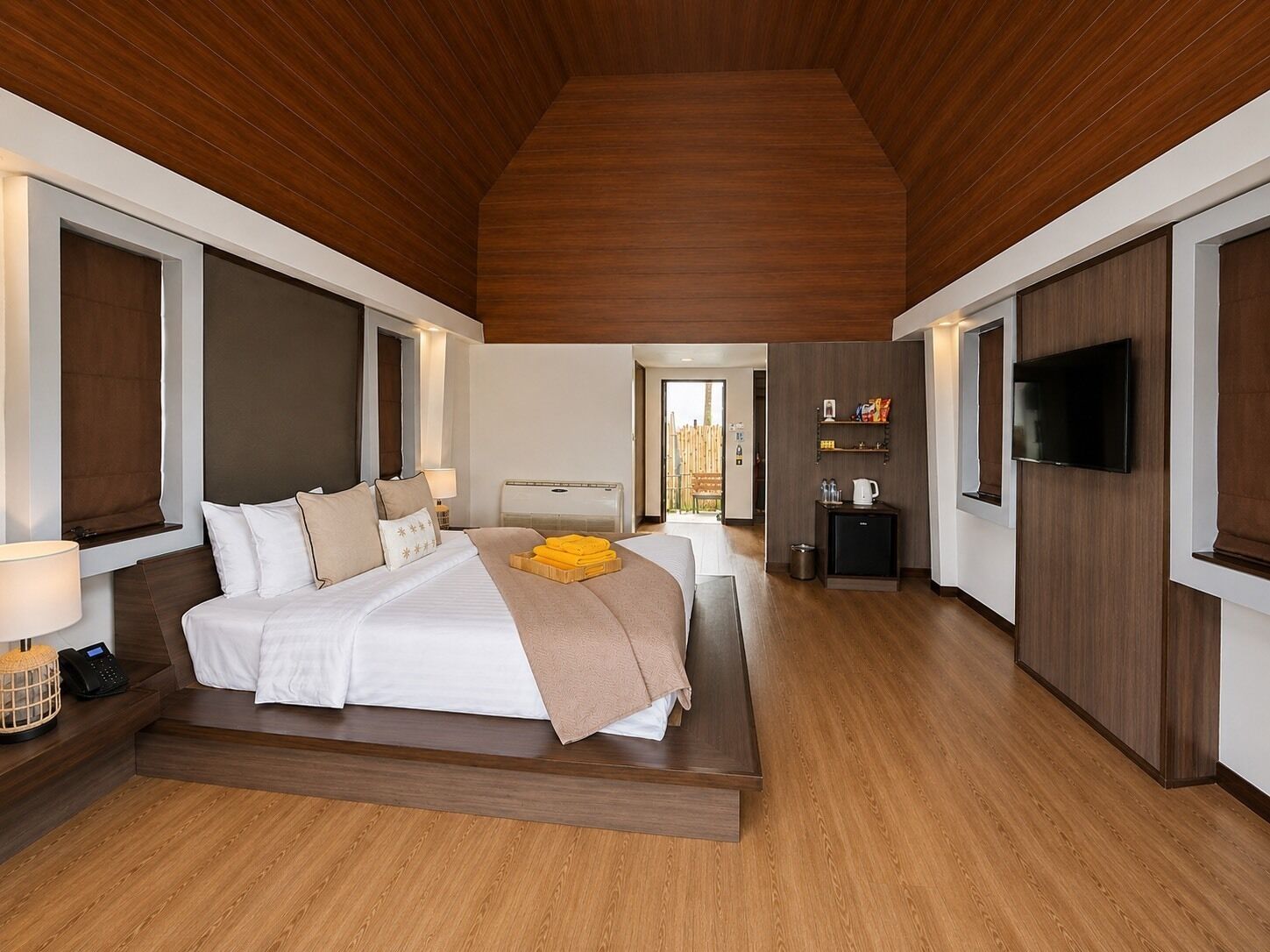 The Cliff Bungalow | Select Comfort beds, minibar, in-room safe, desk