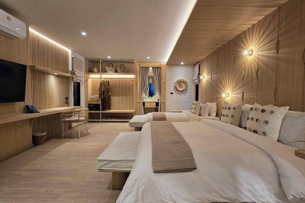 pool terrace | 1 bedroom, select comfort beds, minibar, in-room safe