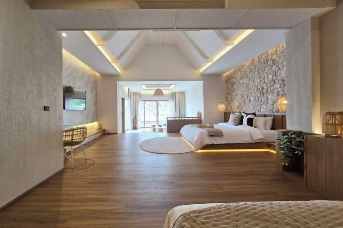 1 chambre, matelas Select Comfort, minibar
