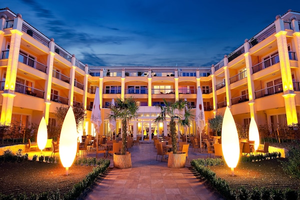 Front of property – evening/night