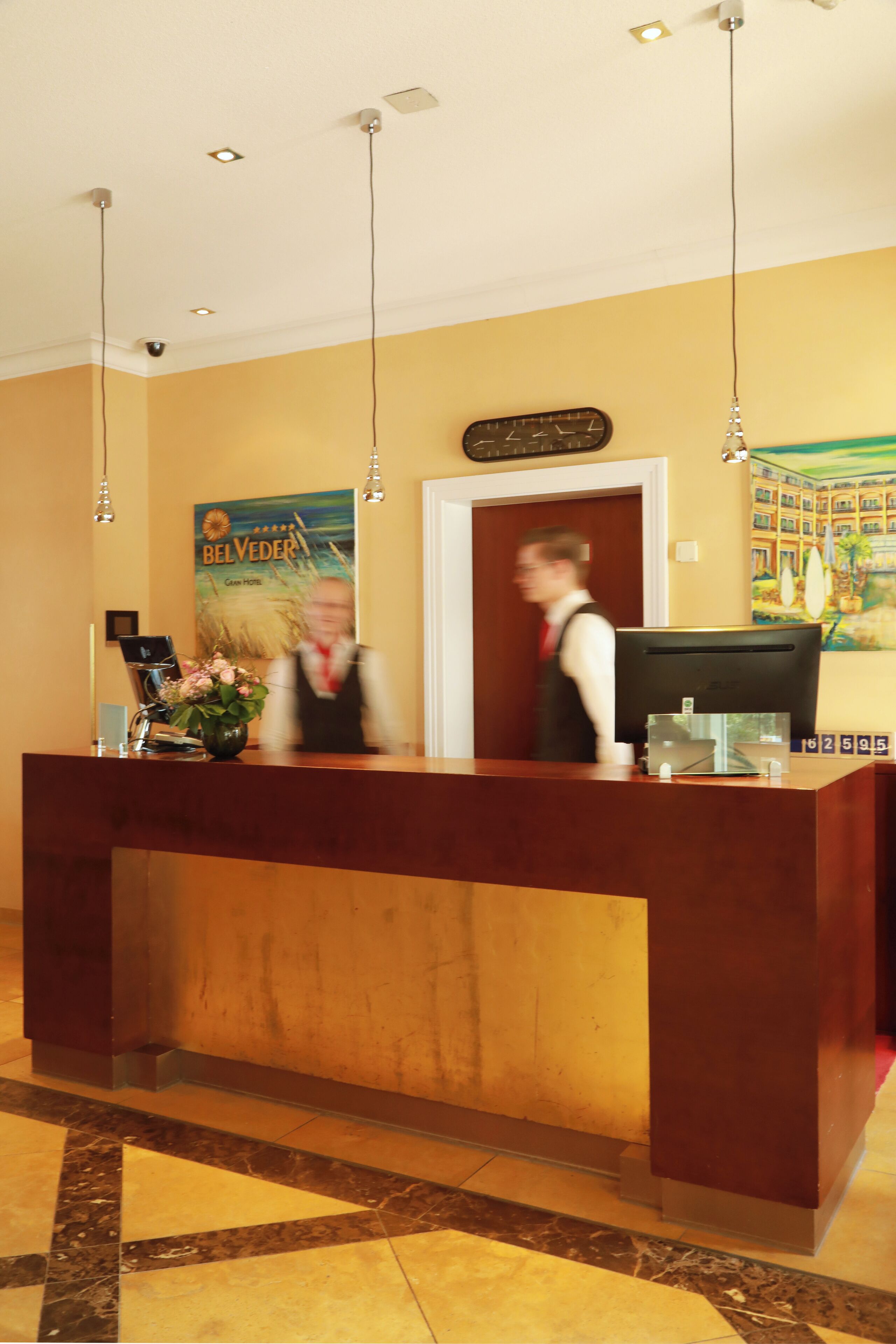 check-in/check-out kiosk