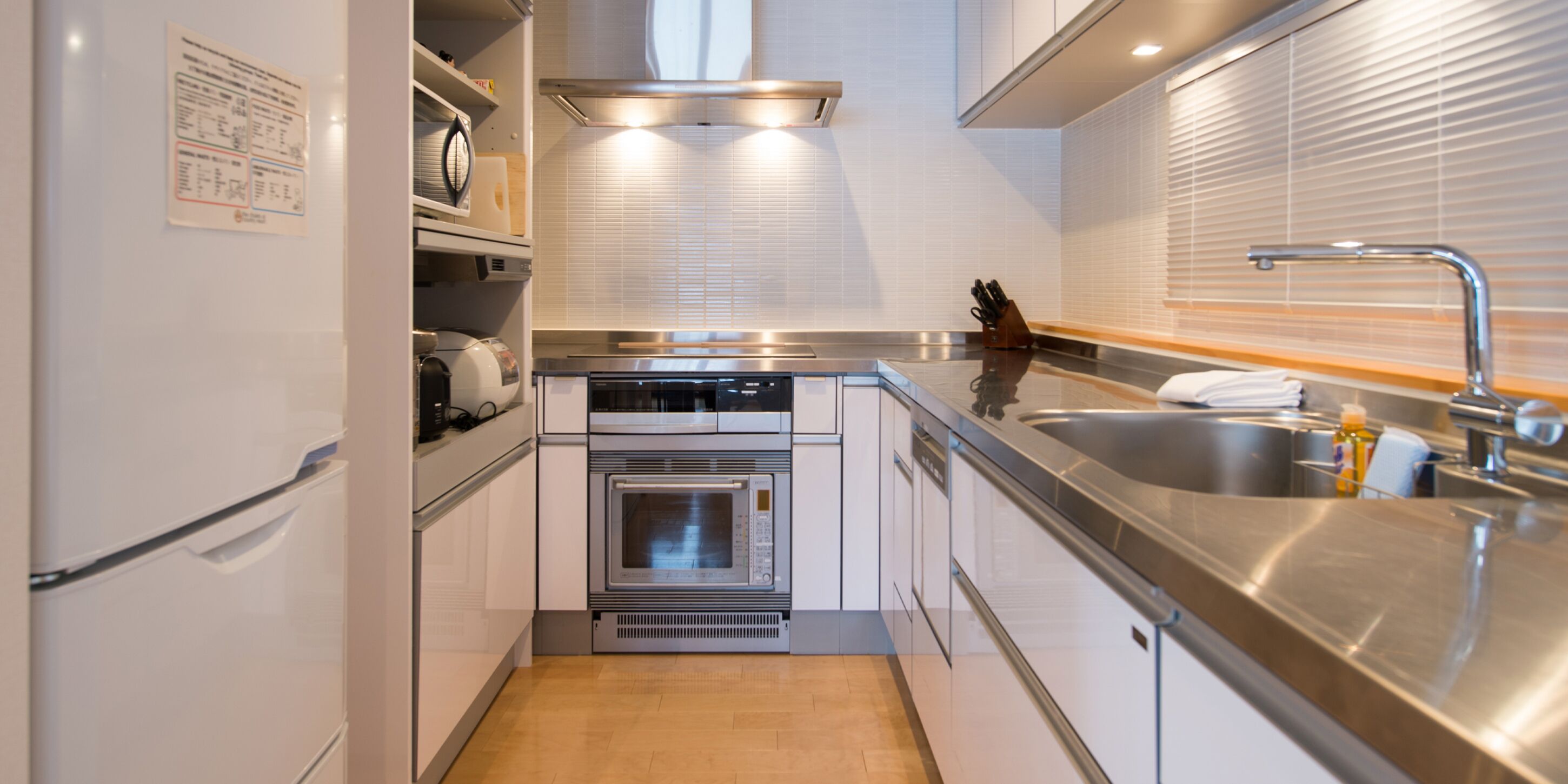 2 bedroom premium | private kitchen | full-sized fridge, microwave, stovetop, dishwasher