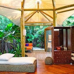 Beach Pool Villa Suite | Bathroom | Separate tub and shower, rainfall showerhead, free toiletries