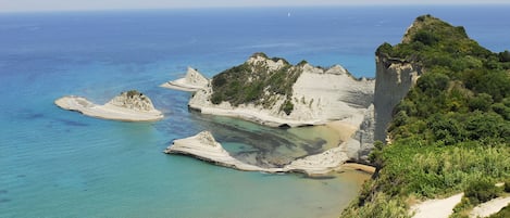 Vlak bij het strand