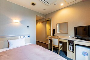 Desk, blackout curtains, iron/ironing board, free WiFi