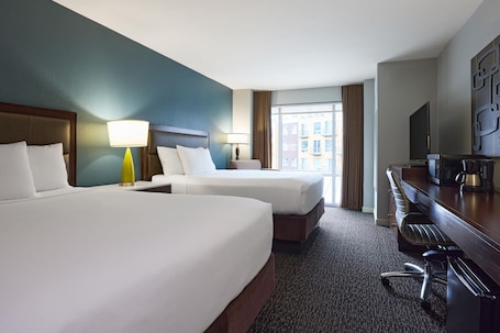 Double Room, 2 Queen Beds | Hypo-allergenic bedding, down comforters, pillowtop beds, desk. Hyatt House Seattle/Redmond