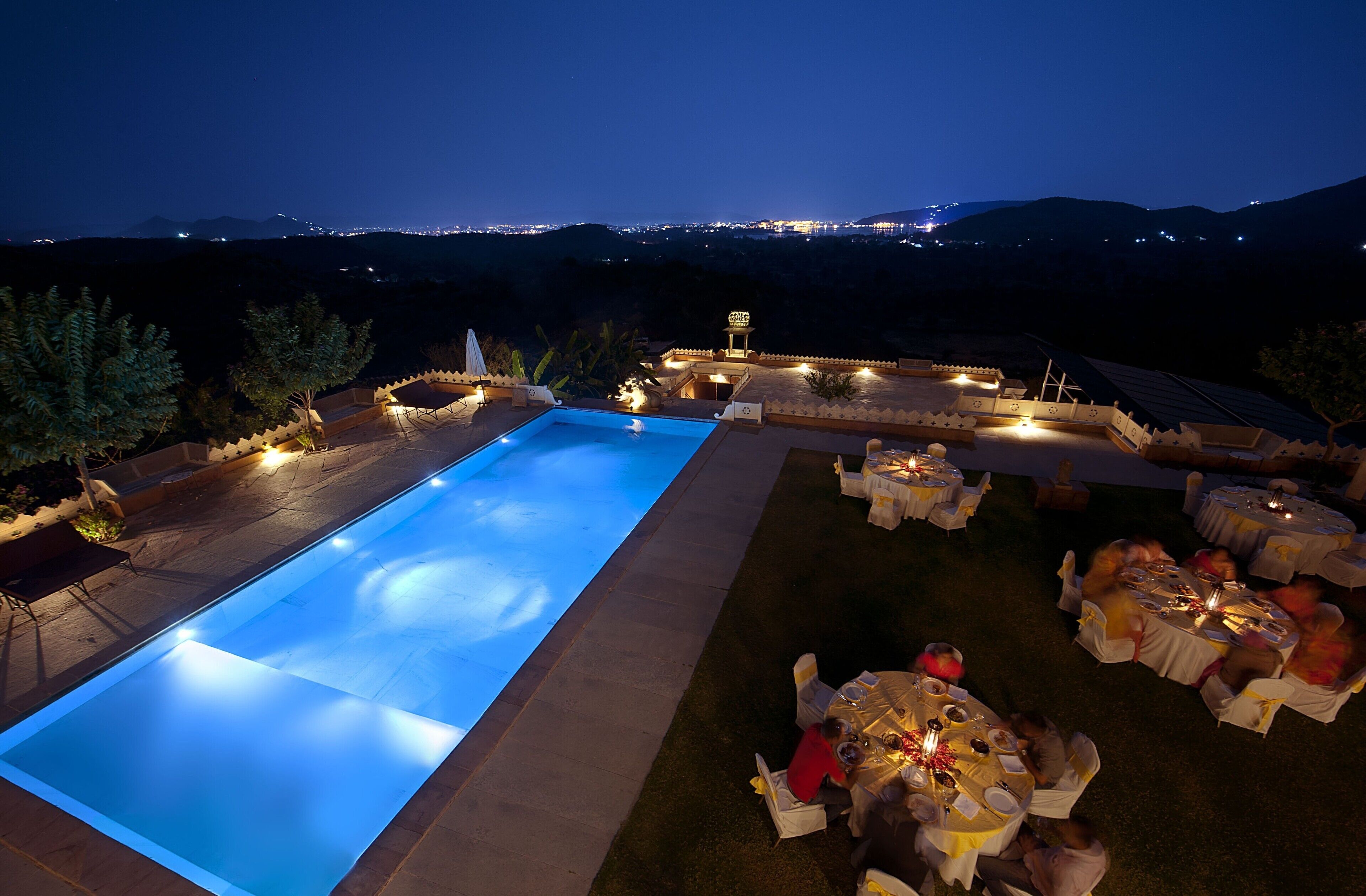 front of property – evening/night