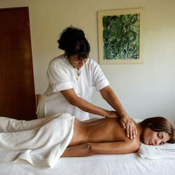 Sauna, body treatments, hot stone massages, prenatal massages