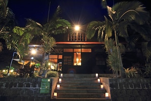 Front of property – evening/night