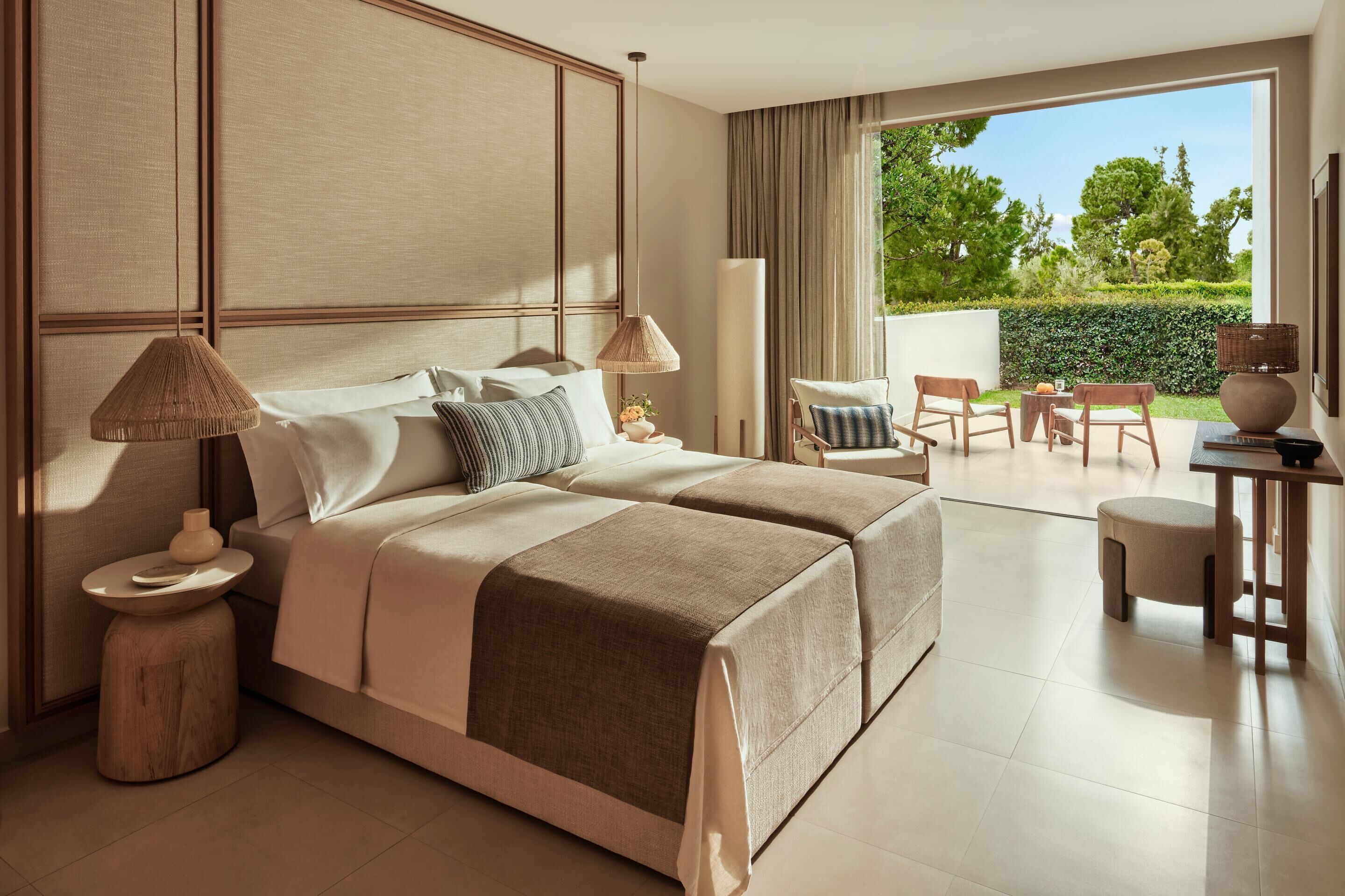 平房, 花园景观 (Double) | 迷你吧（备有免费物品）、客房内保险箱、免费 WiFi