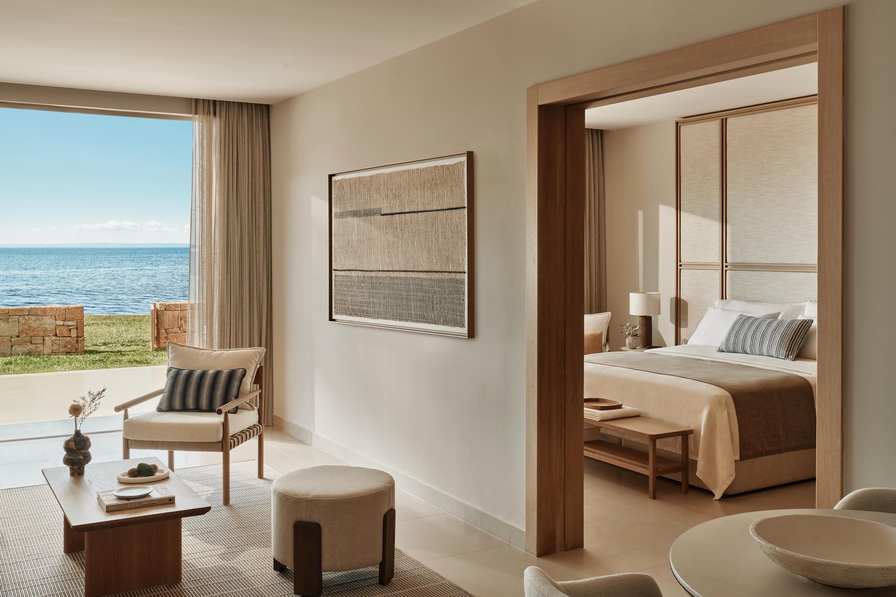 华丽平房, 2 间卧室, 海滨 | 迷你吧（备有免费物品）、客房内保险箱、免费 WiFi