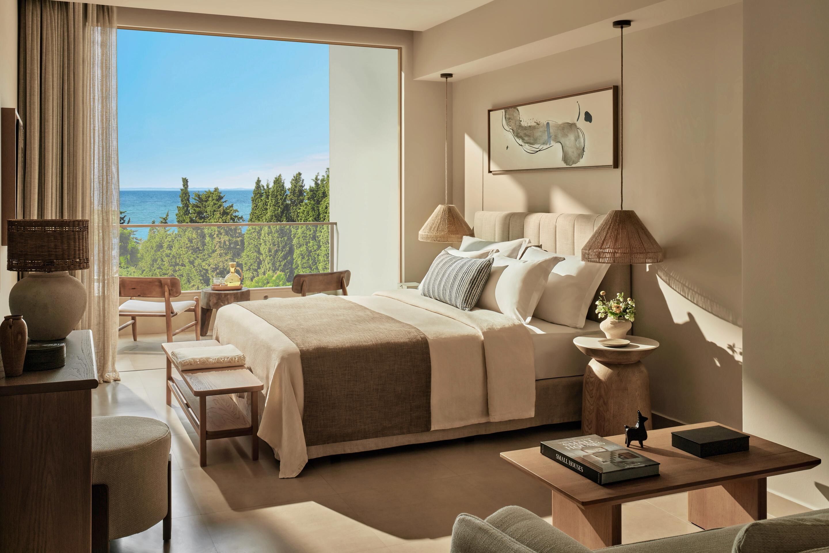 高级双人房, 海景 | 迷你吧（备有免费物品）、客房内保险箱、免费 WiFi