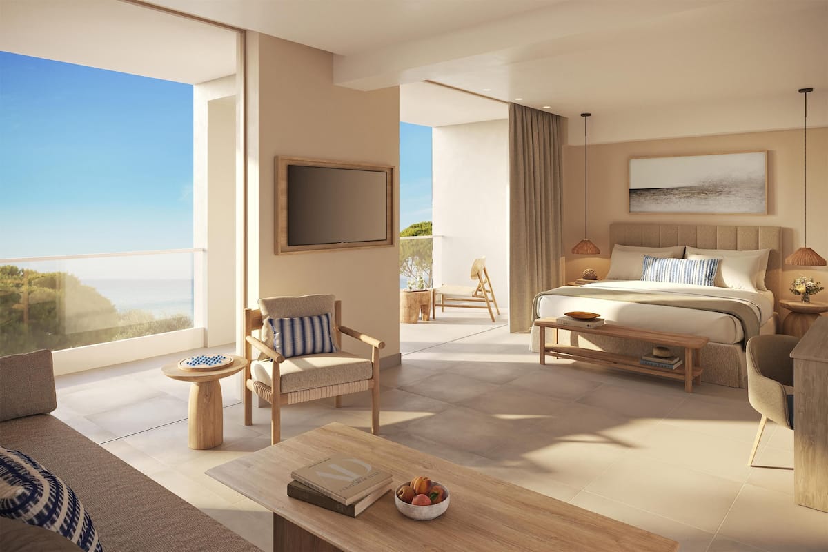 Junior Suite, Sea View | Free minibar, in-room safe, free WiFi