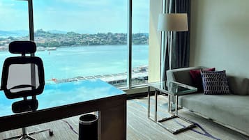 Kamar Deluks, 2 Tempat Tidur Double, pemandangan laut | Pemandangan dari kamar
