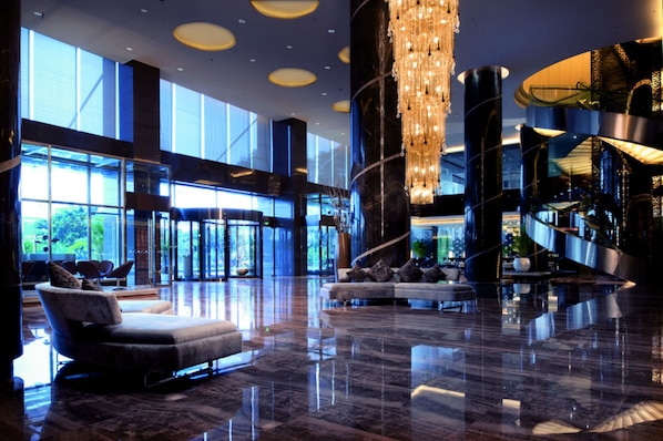 Sala de estar en el lobby