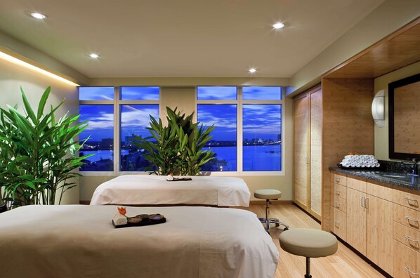 Couples treatment room(s), body treatments, aromatherapy