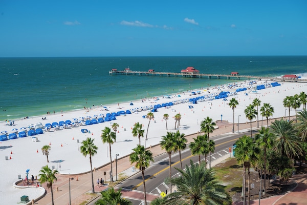 Blick von der Unterkunft