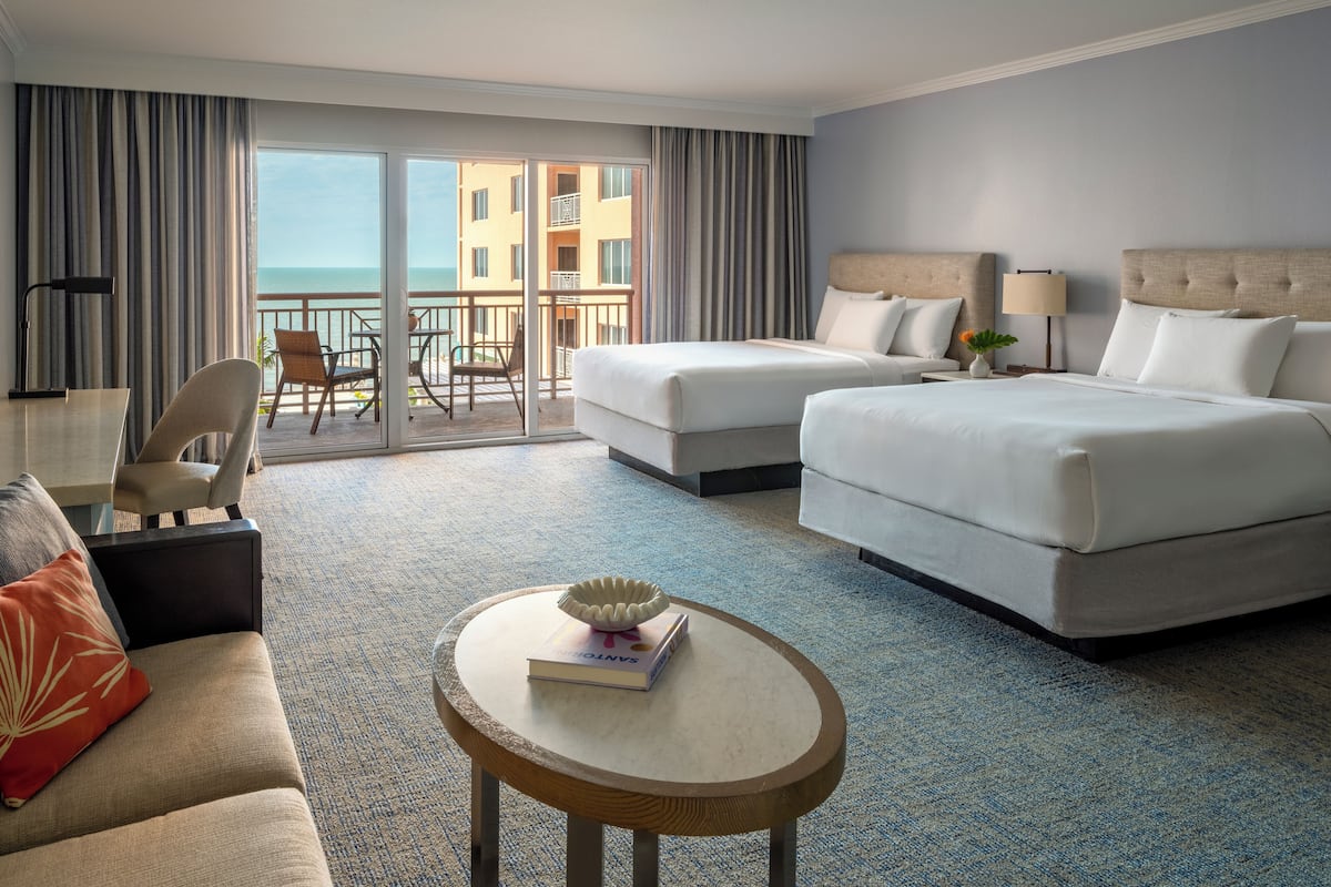 Premier Room, 2 Queen Beds, Kitchenette, Ocean View