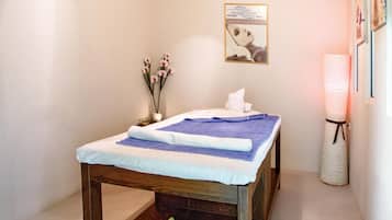 Espace de soins pour les couples, soins corporels, soins du visage
