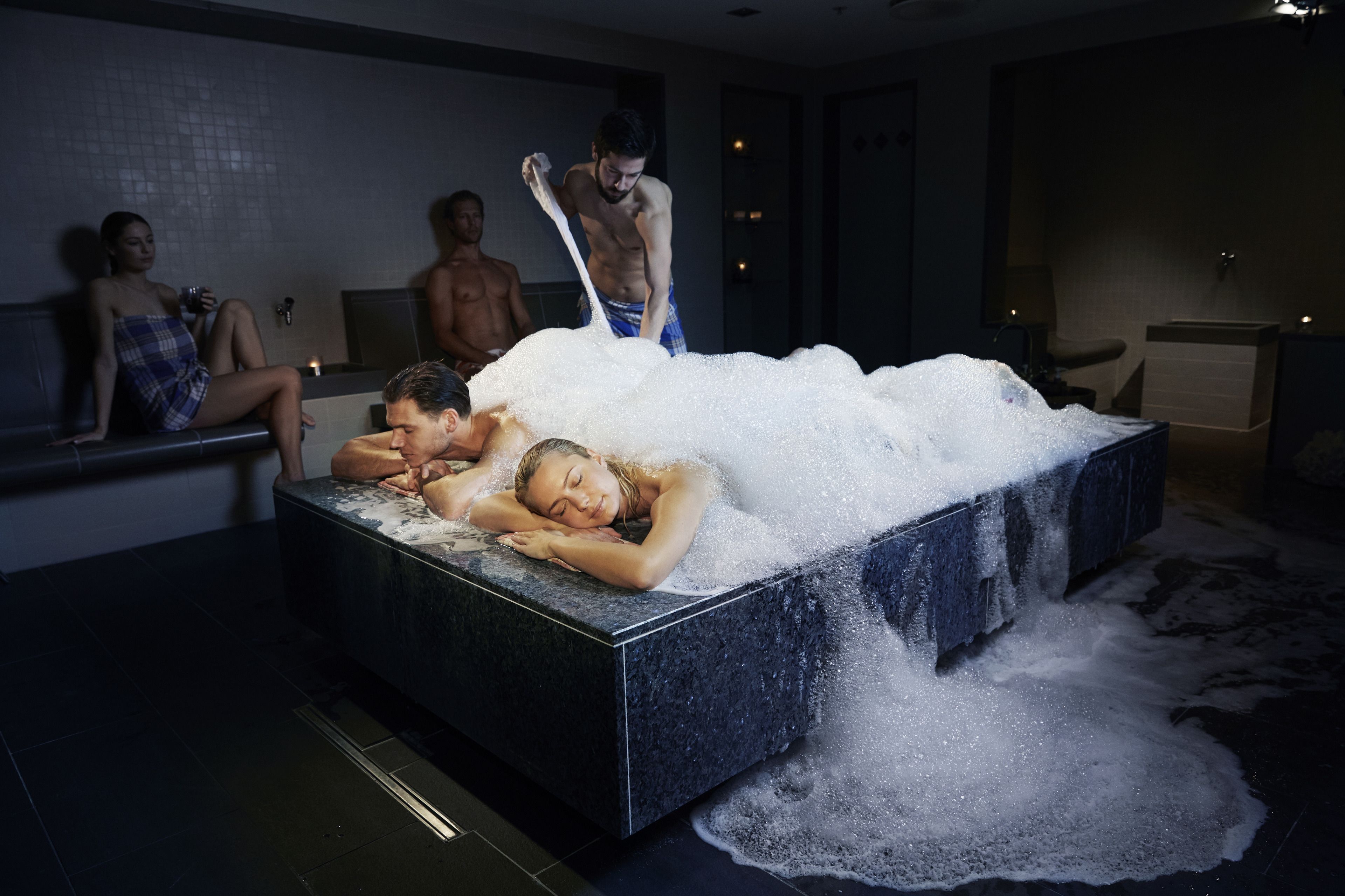 turkish bath/hammam, body treatments, hot stone massages