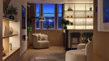 The Penthouse | Minibar, in-room safe, desk, laptop workspace