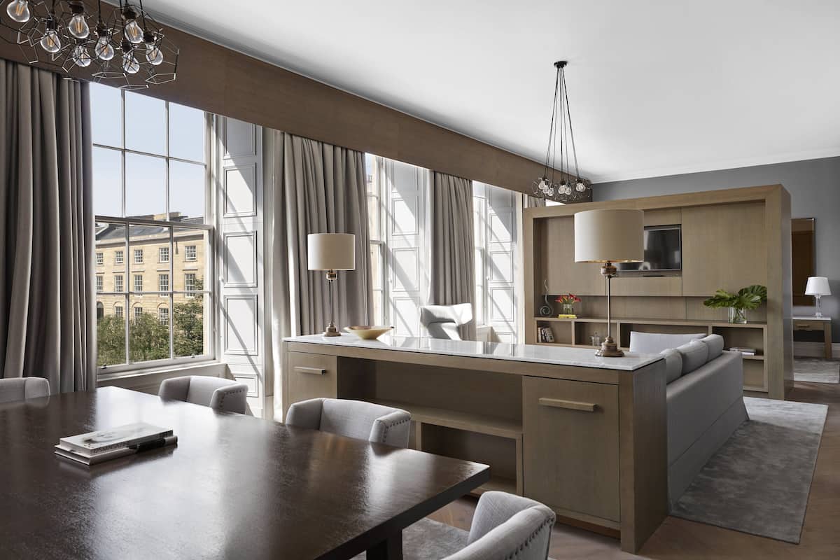 Minibar, in-room safe, desk, laptop workspace