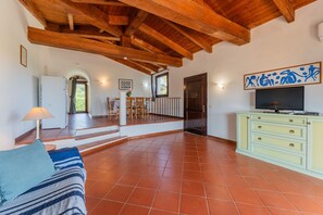 Standard Villa, 2 Bedrooms, Pool Access | Living area | TV