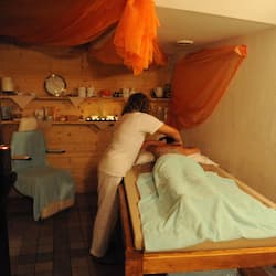 Sauna, manicures and pedicures, massages