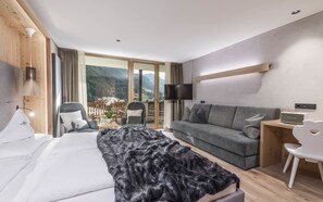 Superior Double Room, 1 King Bed with Sofa bed | Minibar, in-room safe, desk, blackout curtains - Alpenheim Charming & Spa Hotel (Ortisei)