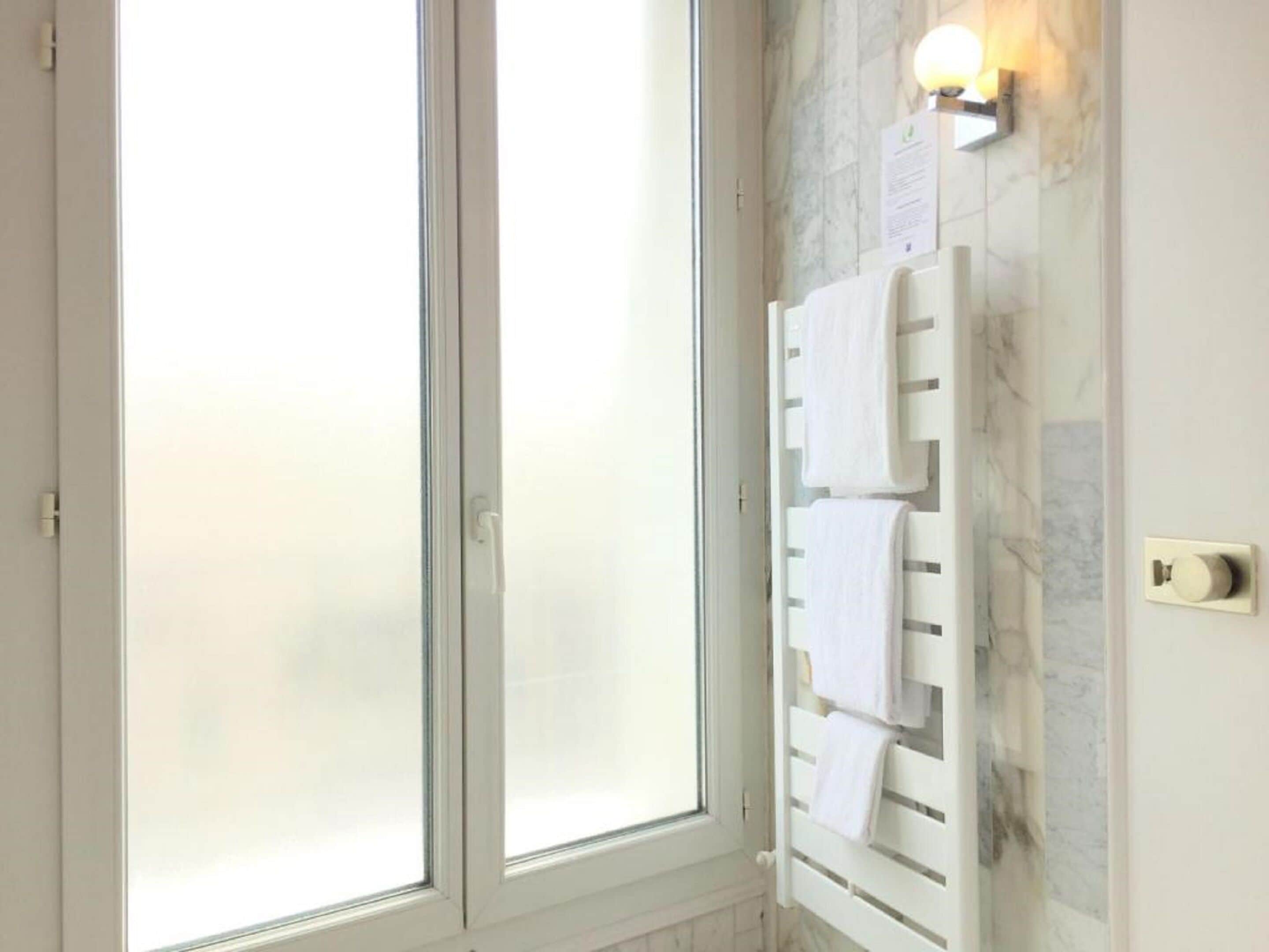 free toiletries, hair dryer, towels, soap