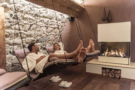 Un sauna, baño turco. Ansitz Felsenheim