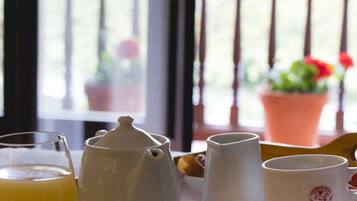 Daily buffet breakfast (EUR 14 per person)