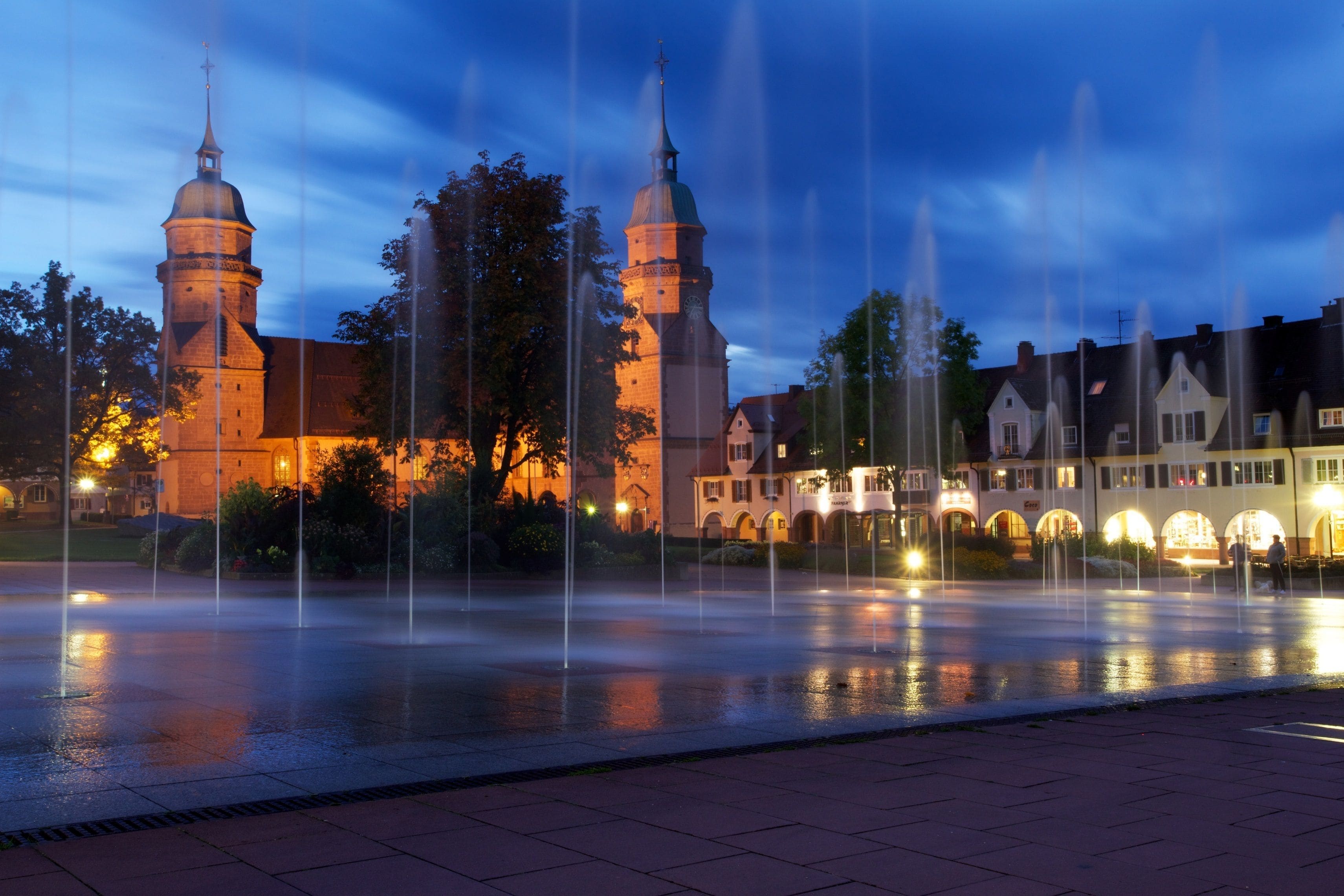 front of property – evening/night