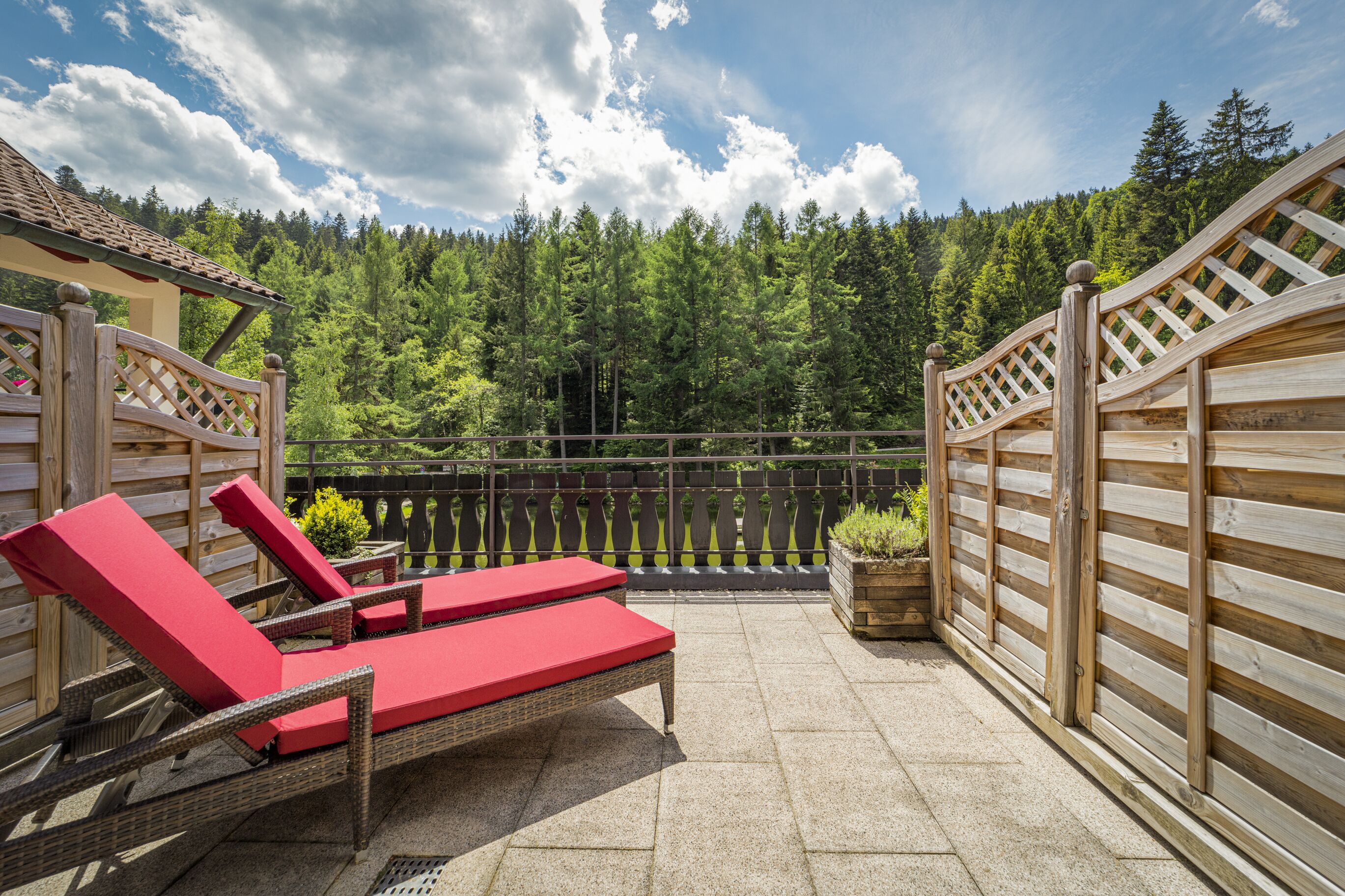 Comfort Double Room, Balcony, Lake View (Seeseite) | Terrace/patio