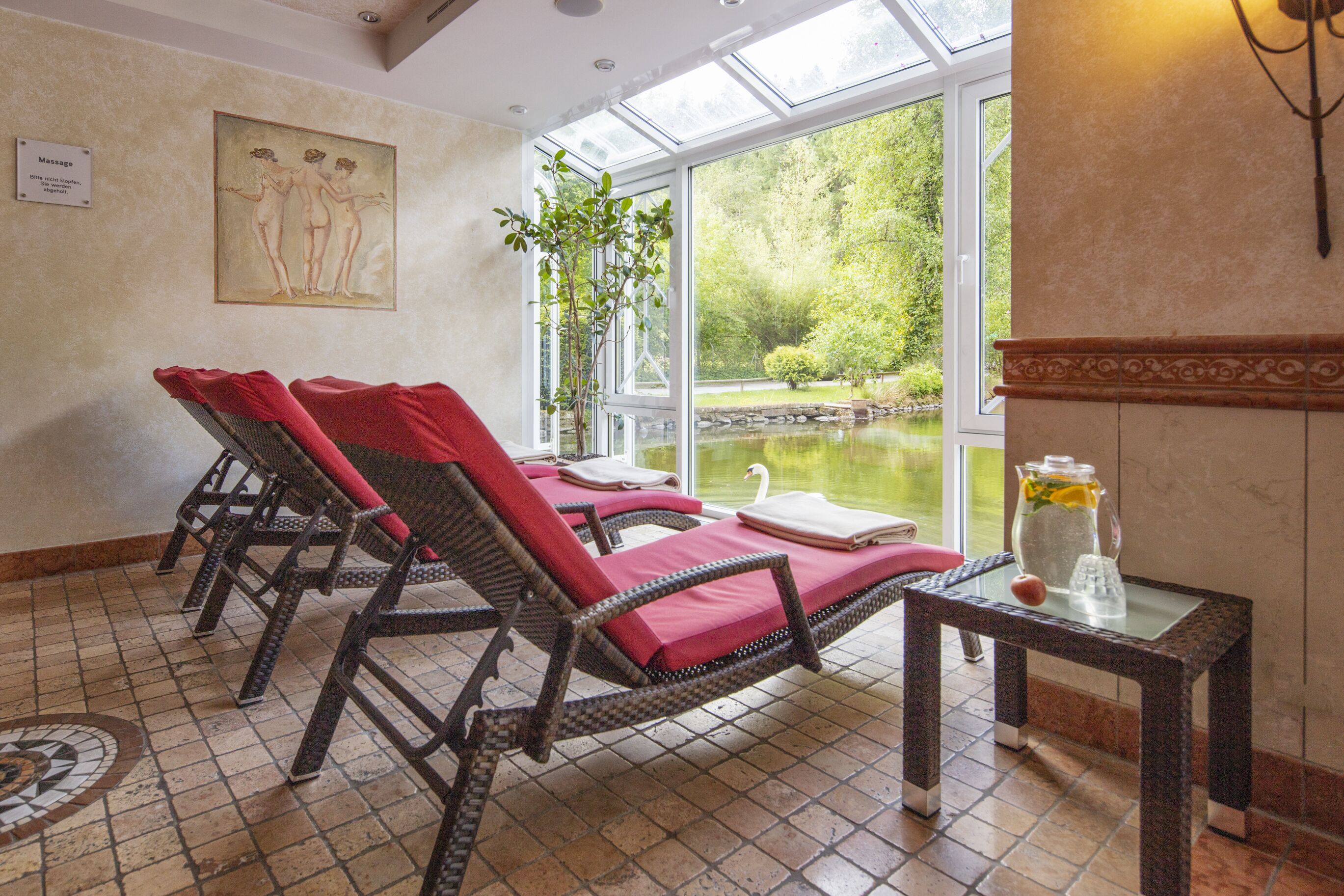 Sauna, Dampfbad, Ganzkörperwickelbehandlung, Körperpeelings