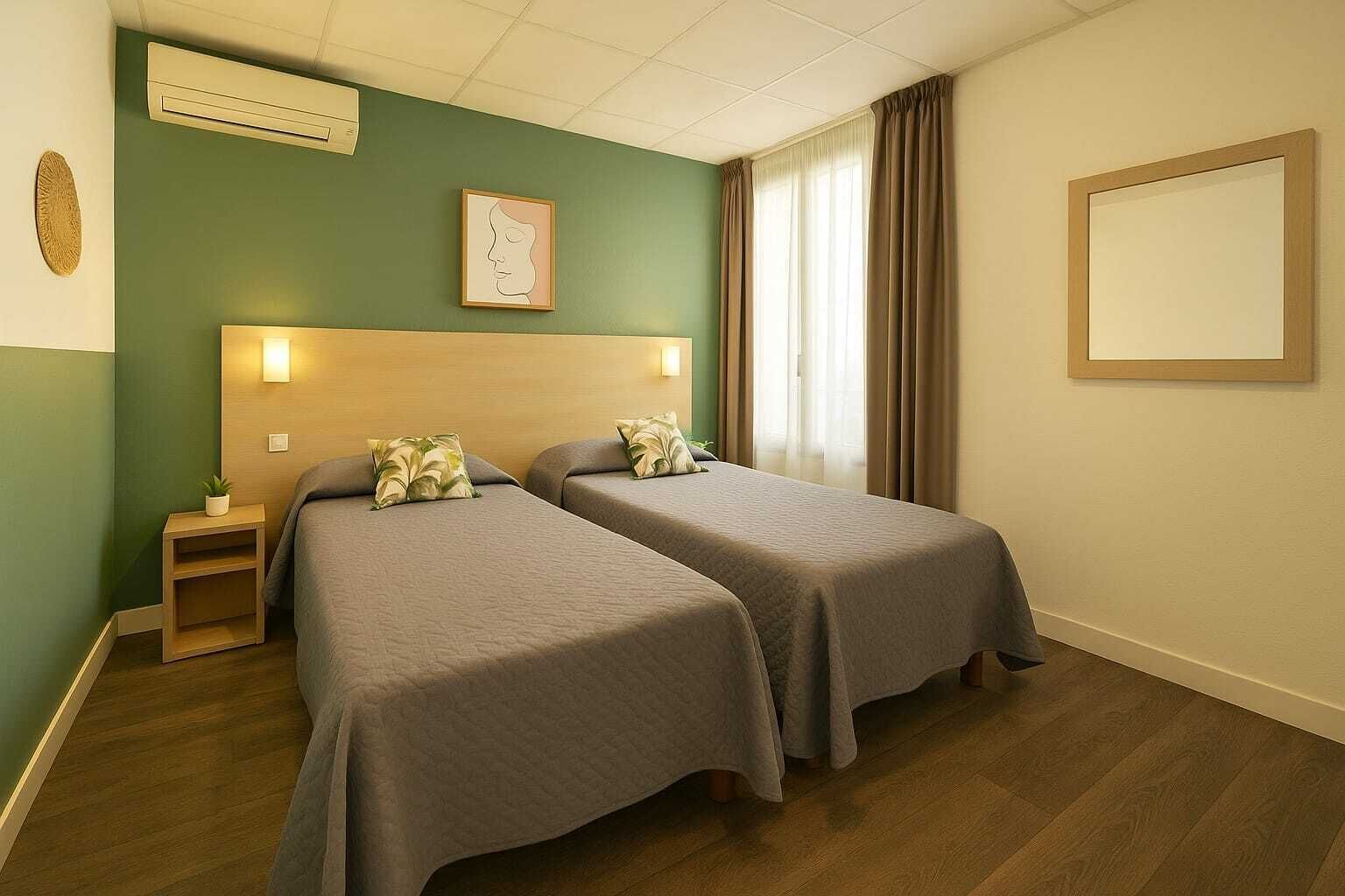 standard double or twin room | premium bedding, desk, blackout curtains, soundproofing