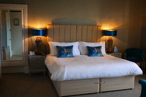 Habitación con 1 cama matrimonial o 2 individuales (Keats Room) | Sábanas de algodón egipcio y ropa de cama de alta calidad 