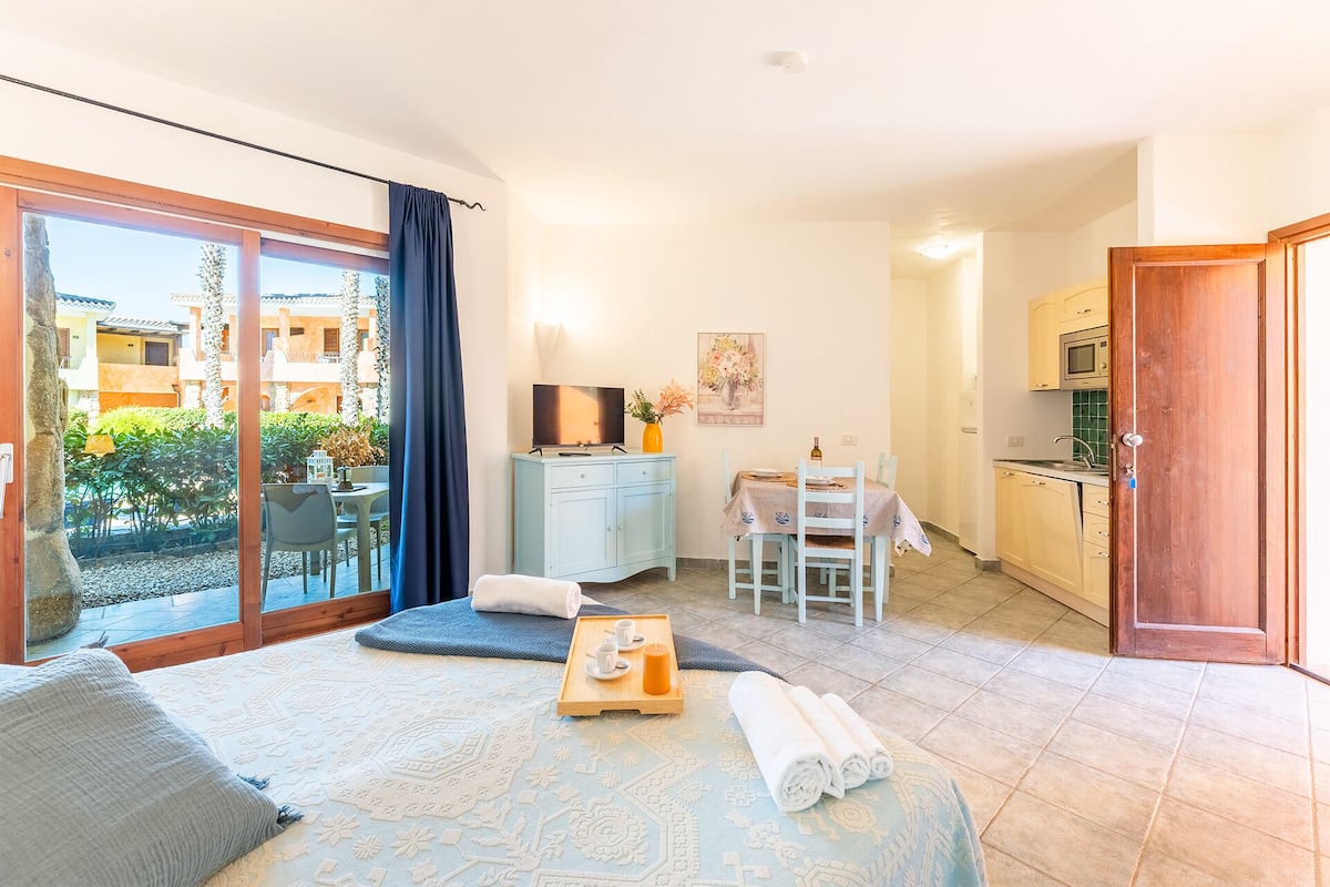 Estudio | Tabla de planchar con plancha, camas extra, wifi gratis y ropa de cama