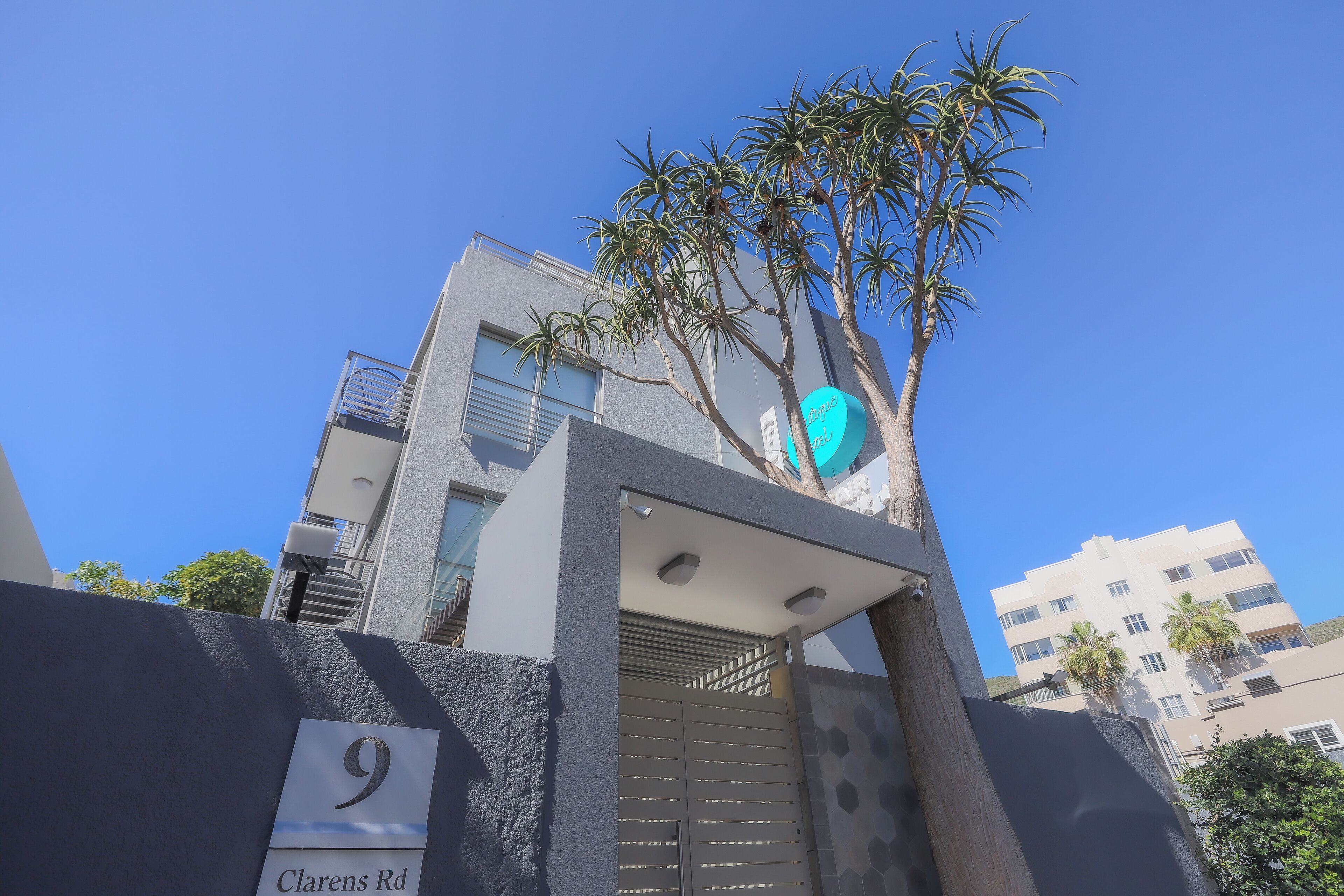 Fassade der Unterkunft